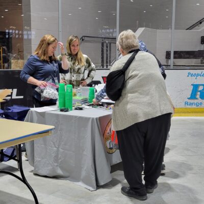 Expo attendees chatted with representatives of St. Louis County.