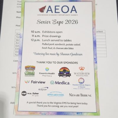 Expo event programs awaited guests at their seats.