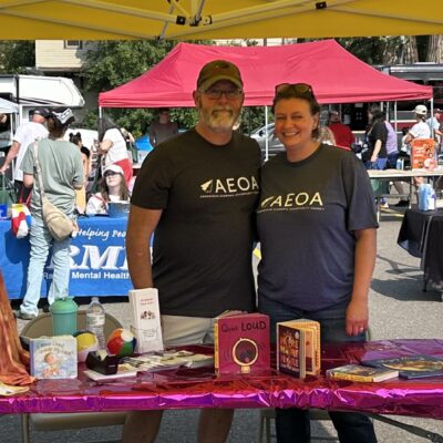 Arrowhead Head Start Community Relations Manager Jerry Crittenden and Early Head Start Manager Carla Current are ready to educate families on what early education options the programs offers.