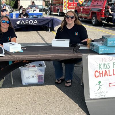 Mesabi Fit offered a kid’s fitness challenge at AEOA’s 4th Annual Block Party.