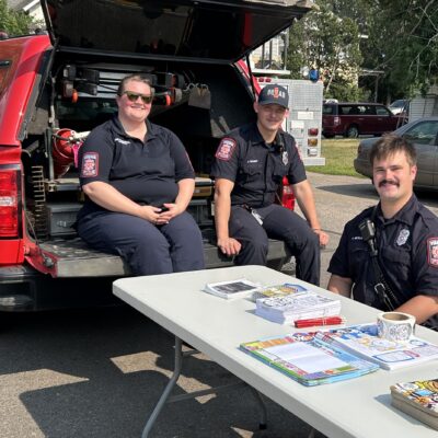 Virginia Fire Department, an integral part of the community, was at AEOA’s 4th Annual Block Party to visit with neighbors.