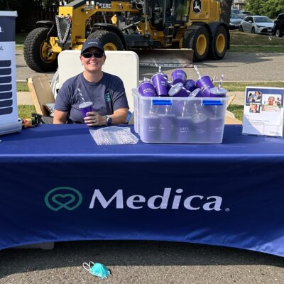 Medica helped promote healthy hydration with free cups to visitors of AEOA’s 4th Annual Block Party in Virginia on Thursday, July 23, 2026.