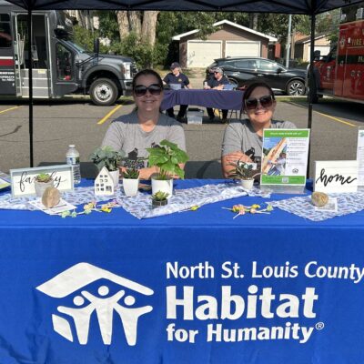 North St. Louis County Habitat for Humanity representatives were ready to help families looking for homes at AEOA’s AEOA’s 4th Annual Block Party.