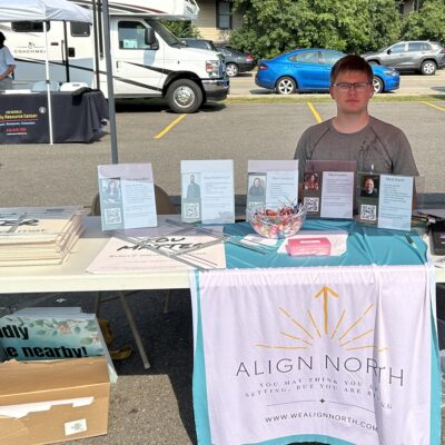 Align North offered “You Matter” yard signs at AEOA’s block party to raise awareness of mental health and wellness. The organization’s signs began popping up across the Iron Range this past summer.